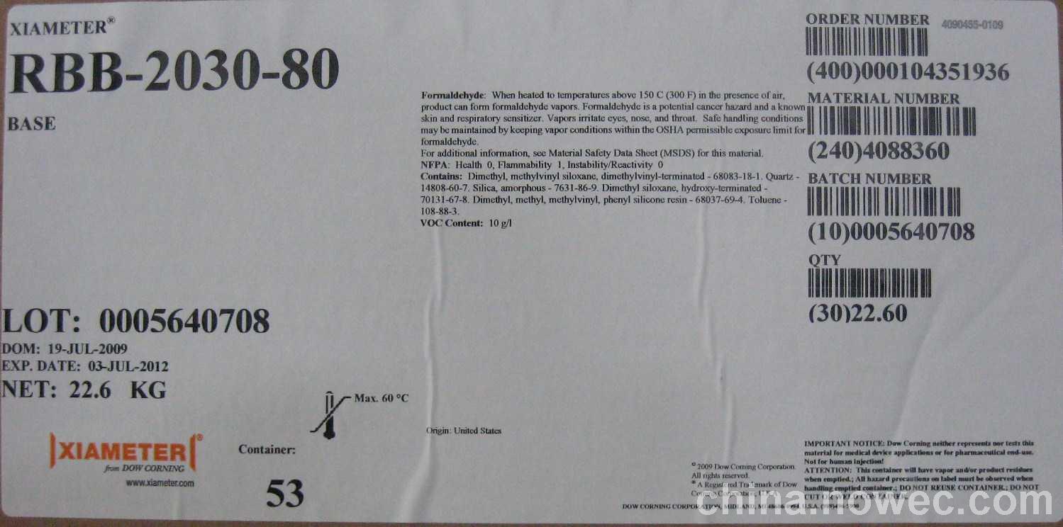 RBB-2030ϵzDOWCORNINGz